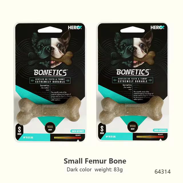 CAITEC Hero Bonetics Chewing Bone - Durable Bite Resistant great for Small to Large Dogs