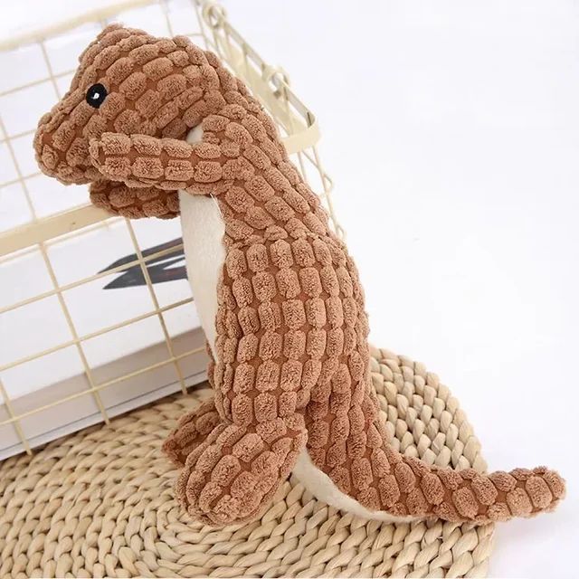 Cartoon Style Animal Plush Interactive Squeaky Dog Toy - Various options available