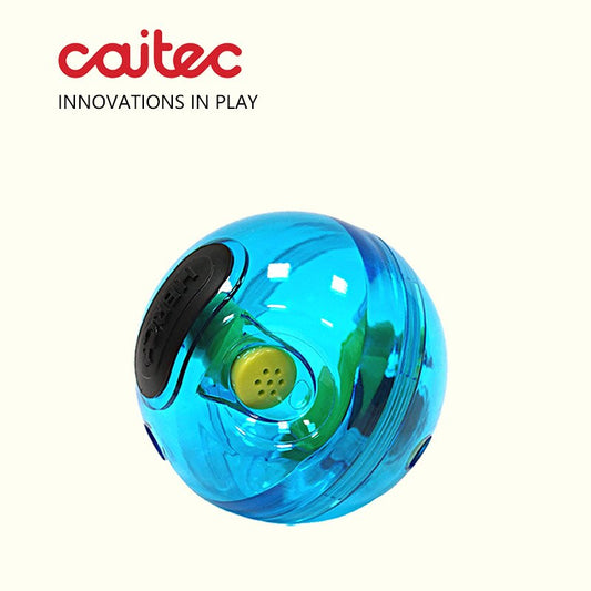 CAITEC Hero Giggle Treat Dispensing Ball For Outdoor Interactive Foraging Fun