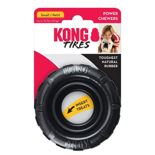 KONG Tires Dog Toy - Size Small (0-16kg)