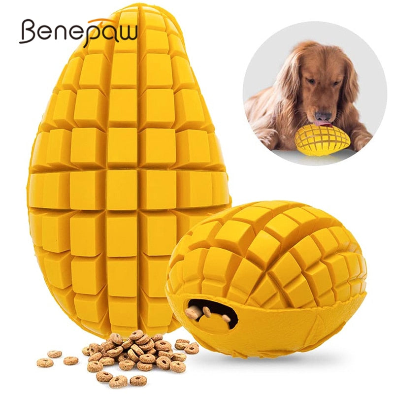 Benepaw Interactive Foraging Dog Toy for Small, Medium & Large Dogs made from Natural Rubber