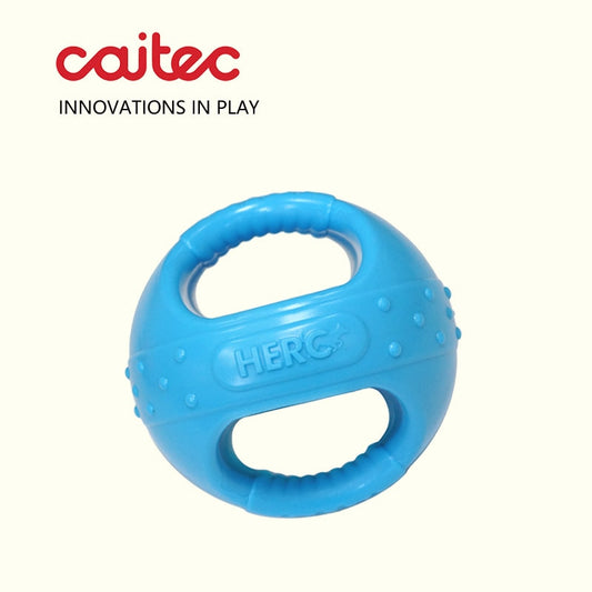 CAITEC Hero Handle Ball with Interactive Squeaker Floatable Rubber Ball