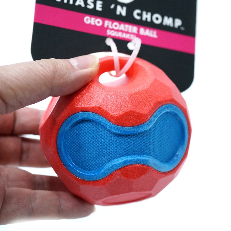 Caitec Chase 'N Chomp Floating Squeaky Ball - Suitable for Medium to Large Dogs