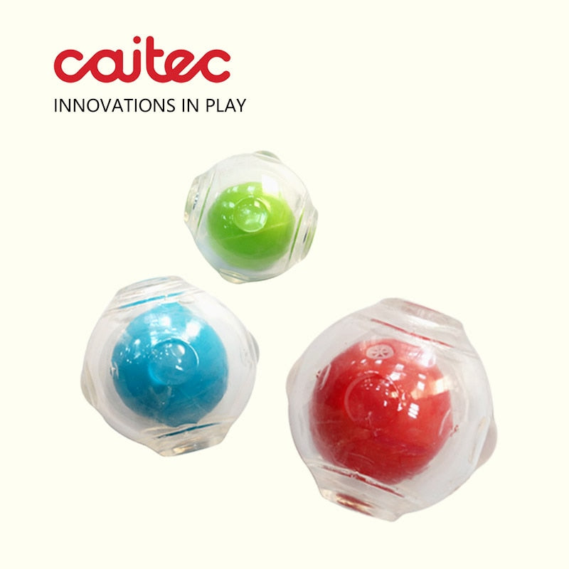 CAITEC Dog Toy Amazing Squeaker Durable Interactive Ball - Multiple options