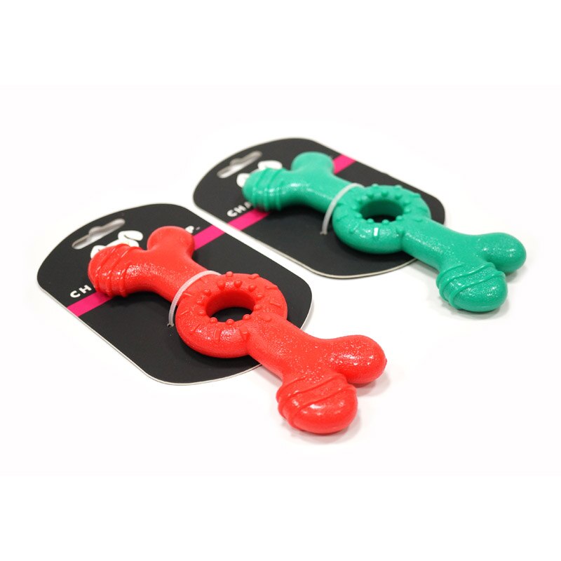 CAITEC Chase 'N Chomp Rubber Chewing Bone - 2 Sizes Available