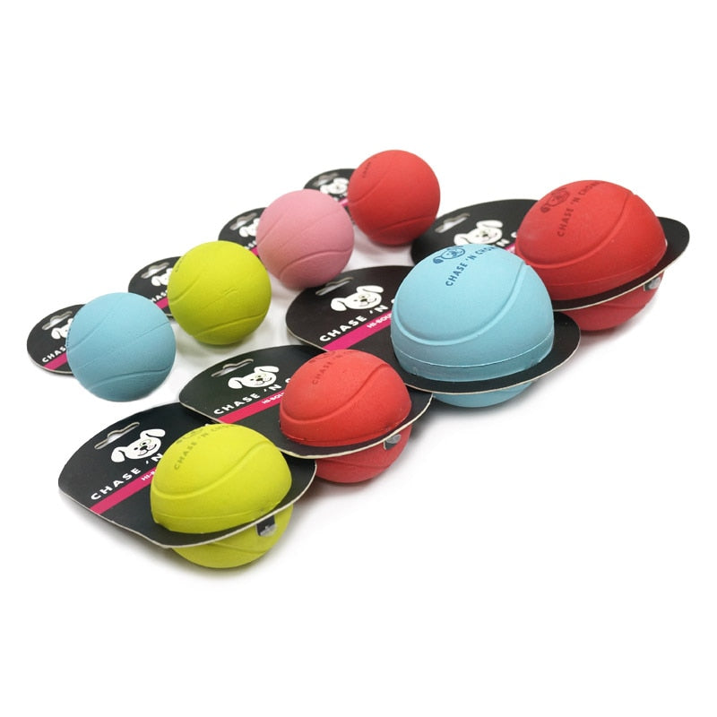 CAITEC Chase 'N Chomp Soft Rubber Floating Bouncy Ball - Suitable for Small to Large Dogs