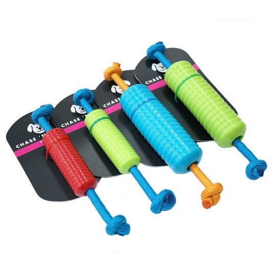 CAITEC Chase 'N Chomp Rope Tube Floating dog toy - Interactive great for Chewing & Tugging