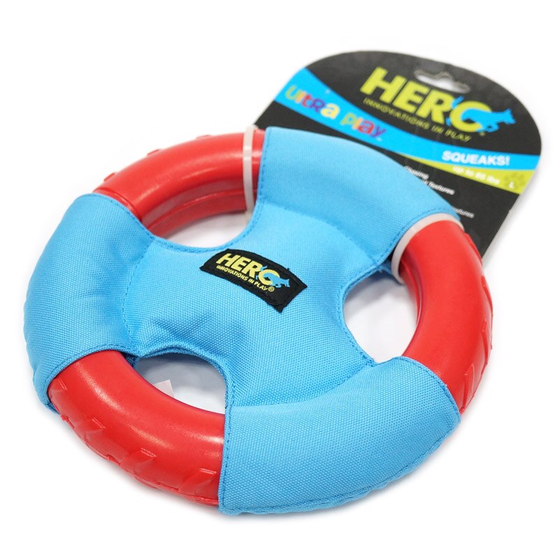 Caitec HERO Steering Wheel Shape Squeaky Interactive Dog Toy - Suitable for Medium or Large Dogs