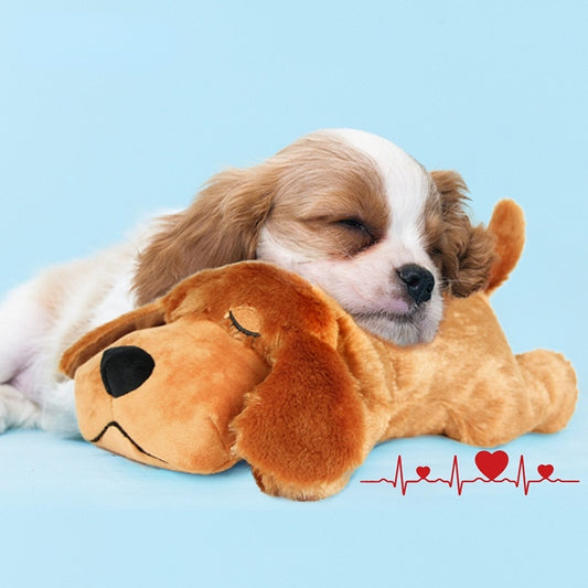 Dog Heartbeat Anxiety Behavioural Training Dog Toy - Comfortable Snuggle Anxiety Relief Sleep Aid for your Dogs