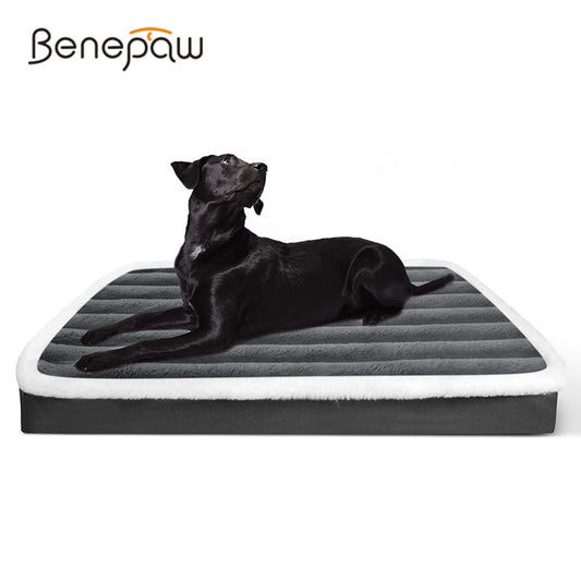 Benepaw Soft Orthopedic Dog Bed For Small, Medium & Large Breeds