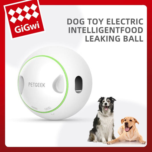 GiGwi - PETGEEK Electric Smart Dog feeding ball - Leaky Food Interactive Ball Puzzle