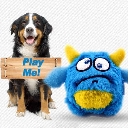 Q-Monster Interactive Squeaky Monster Dog Toy