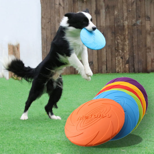 Dog Flying Disc Toy for Interactive Outdoor Training - 3 sizes available